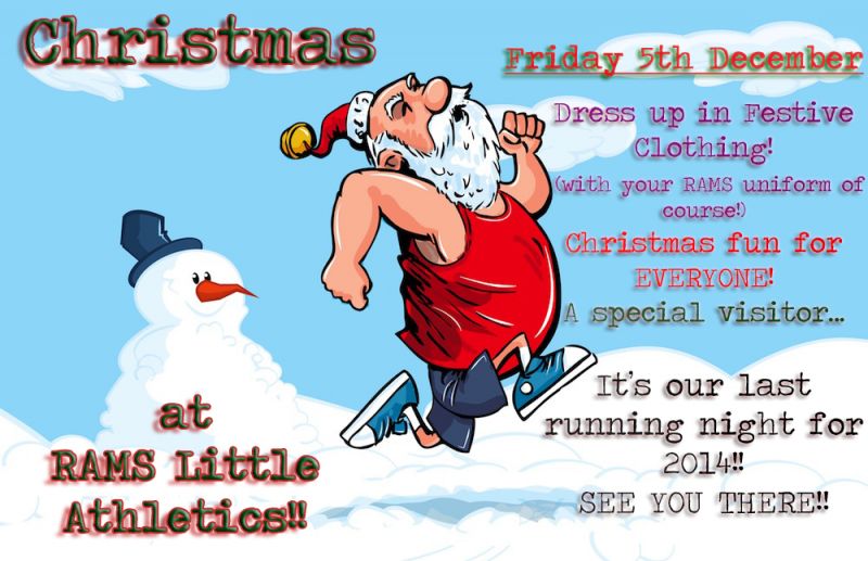 Christmas at RAMS Little Athletics